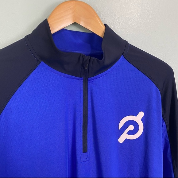 Rhone X Peloton Blue Half Zip Pullover Performance Sweatshirt Sz‎ XL?? - Picture 2 of 8